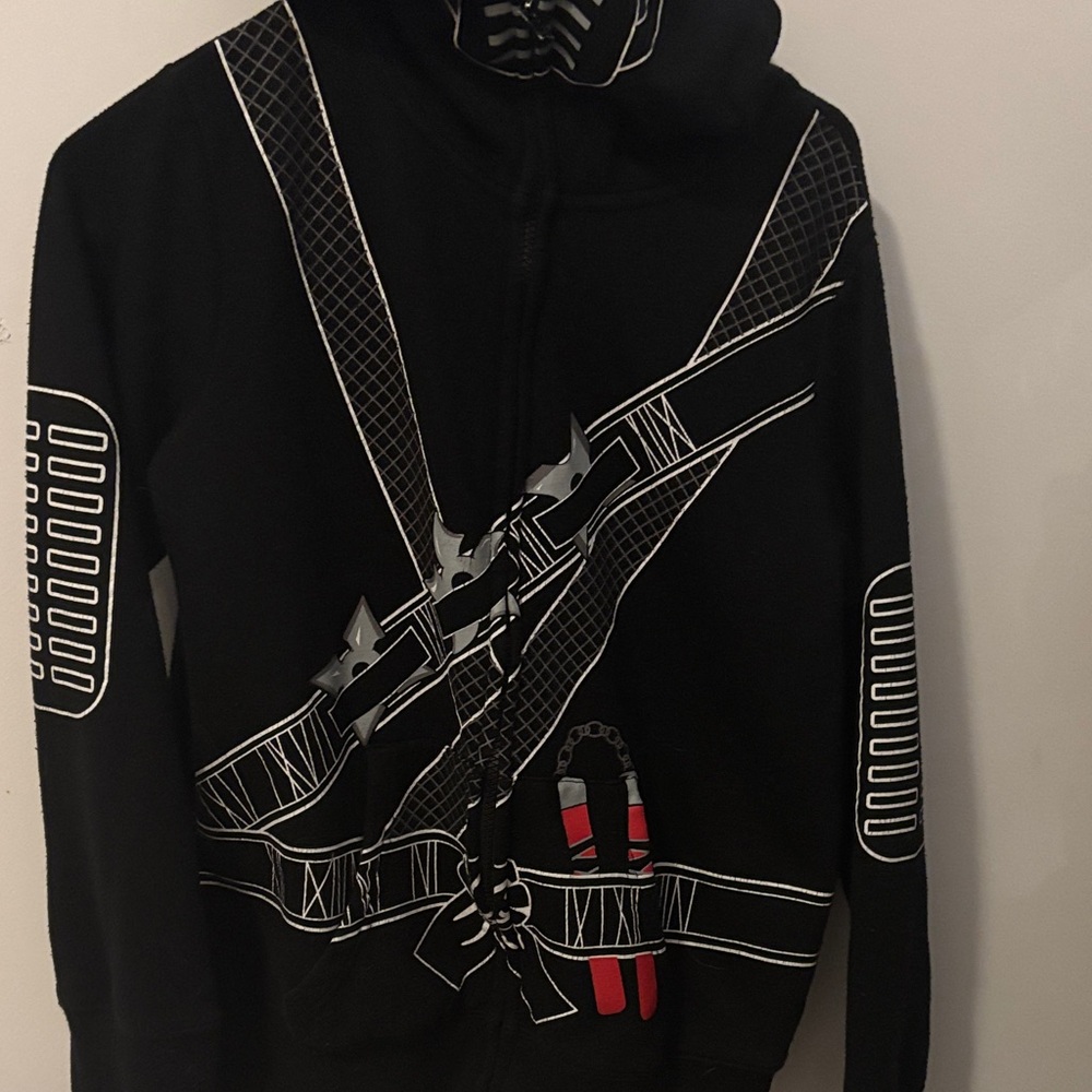 Black Graphic Women's Sweater